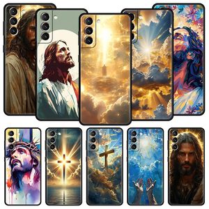 Foi chrétien religieux jésus coque de téléphone pour Samsung Galaxy S24 S23 S22 <span class=keywords><strong>S20</strong></span> Ultra S21 <span class=keywords><strong>FE</strong></span> 5G S10 S9 Plus S10E S8 couverture - Product Image 1