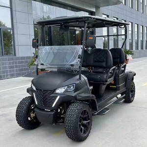 רכב גולף חשמלי חוקי לכביש, 4 מושבים, סוללת ליתיום, 25 קמ\\\"ש, שמשה קדמית מתקפלת, בעל תו תקן CE, זמן טעינה 3-5 שעות - Product Image 6