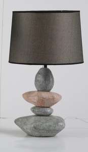 B25 lampada da tavolo in ceramica con pietre di vecchio design per soggiorno - Product Image 3