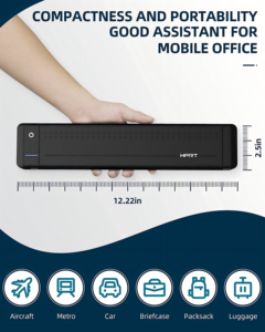 Stampante Termica Portatile Hanin A4, Mini USB Type-C, Batteria 2000mAh, Risoluzione 300dpi per Ufficio, Casa, Uso Esterno - Disponibile - Product Image 4