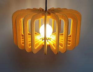 Lámpara de techo LED ajustable contemporánea Lámpara colgante de proyecto E26 de fieltro de lana tradicional moderna - Product Image 3