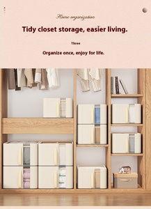 Ráp Oxford vải ngăn kéo bin tủ quần áo khung thép quần áo Organizer với hộp lưu trữ hình dạng hình chữ nhật - Product Image 5