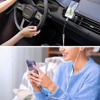 Adaptateur Jack Audio USB Type C 3,5 mm Femelle, Dongle Audio Aux USB C en Plastique avec Feuille de PVC pour iPhone 15 Pro et Samsung S23
