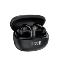 Écouteurs sans fil TWS S43 ANC ENC à réduction de bruit Bluetooth 5.3 intra-auriculaires avec affichage numérique de la batterie Type-C