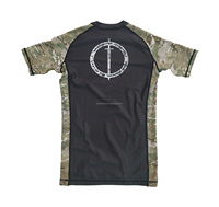 Dropshipping Vente en gros OEM Mma Rash Guard Rashguard Logo personnalisé Couche de base pour hommes Vêtements de compression Rashguard Bjj