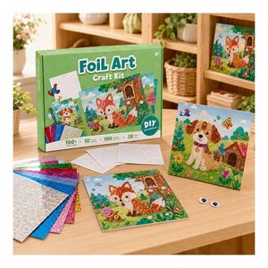 Private Label Foil Craft <b>Kit</b> Supports Theme Selection Custom Package Low Mess <b>DIY</b> Activity for Global Distributors - Product Image 6