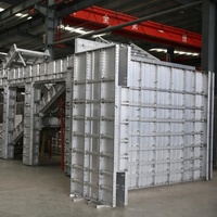 Panneaux de coffrage en alliage d'aluminium anti-rouille pour bâtiments de grande hauteur, haute résistance et réutilisables