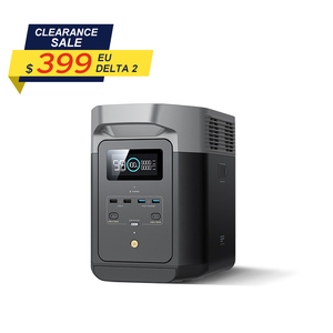 Ecoflow EU Delta 2 1024wh Li-Polymer sạc nhanh giao diện USB vật liệu nhựa 1200W Công suất đầu ra có phích cắm - Product Image 1