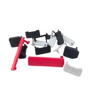 Produit BH Brand : Cache-prise moulé en caoutchouc silicone souple, anti-poussière et étanche, pour interface Micro USB