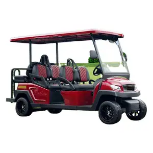 高品质好价格4 6座电动高尔夫球车，带木马电池日本Nidec生产的电机柯蒂斯控制器意大利轴