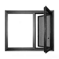 Ventana Corredera de Aleación de Aluminio Resistente a Huracanes para Azoteas de Hoteles, con Rotura Térmica, Vidrio de Impacto, Apertura Interior, Insonorizada y con Certificación Energy Star