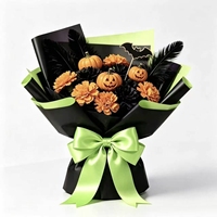 Ruban en satin tendance néon 1-1/2'' pour la décoration de fête d'Halloween 2026 - Vente en gros