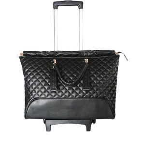 Lightweight Female Carry-On Luggage Fashion <strong>Suitcase</strong> with Zipper Closure for Short Trips and Boarding - Product Image 1
