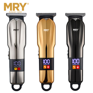 MRY Tagliacapelli Professionale Ricaricabile USB in Acciaio Inossidabile, Macchina da Barbiere Senza Fili con Lama a <span class=keywords><strong>T</strong></span>, Trimmer Elettrico a Zero Gap - Product Image 2