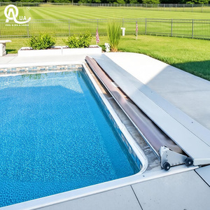 Couverture de piscine rectangulaire en aluminium Aqua 7 mm, durable, pour la sécurité des piscines extérieures - Product Image 1