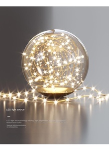 Ventilateur de plafond de chambre à coucher avec tête réglable à 360 degrés Télécommande moderne Gradation Acrylique LED Ventilateur de plafond avec lumière - Product Image 4