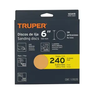 หลักกับ25หน่วยแพ็คกับ5กระดาษทราย6 'กรวด240ตาบอด - Product Image 1