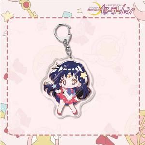 Porte-clés Anime <span class=keywords><strong>Sailor</strong></span> <span class=keywords><strong>Moon</strong></span> Tsukino Usagi Tsukino Usagi Accessoires périphériques Sac à dos étudiant Porte-clés en acrylique - Product Image 4