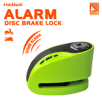 Verrou de frein à disque de moto sécurisé, antivol intelligent avancé, alarme 120db, verrou de frein à disque de moto