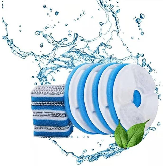 White filter cartridge, blue cotton 4P set WF350