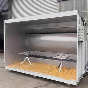 Cabine de peinture à rideau d'eau en acier inoxydable pour atelier de travail du bois et de la menuiserie - Product Image 4