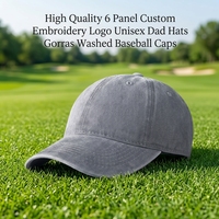 Casquettes de baseball vintage unisexe à 6 panneaux en velours côtelé vieilli, personnalisées OEM, pour événements promotionnels et vente en gros
