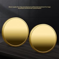 Médailles commémoratives vierges Jinba 5 mm gravées au laser, finition sablée, surface brillante, en fer, pour gravure DIY, impression de logo, entreprise chinoise