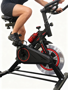 Bicicleta de <span class=keywords><strong>Spinning</strong></span> con Volante Ajustable 2025 - Bicicleta Estática de Alta Resistencia para Ejercicio en Interiores y Desarrollo Muscular - Product Image 3