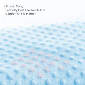 Couverture de vison en peluche 3d à pois pour bébé, motif imprimé personnalisé à bas prix pour <span class=keywords><strong>sublimation</strong></span> - Product Image 3