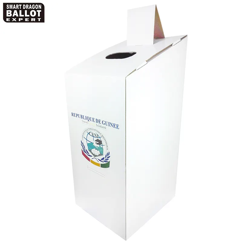 कस्टम नालीदार मतदान बॉक्स कागज गत्ता मतदान बॉक्स