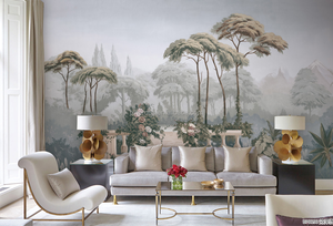 <span class=keywords><strong>Carta</strong></span> <span class=keywords><strong>da</strong></span> <span class=keywords><strong>Parati</strong></span> Murale 3D con Disegni di Foresta Pluviale Tropicale del Sud-Est Asiatico per Decorazione Domestica - Product Image 5