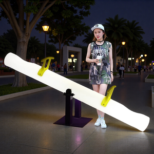 Muebles Led para exteriores, equipo de patio de jardín, balancín de plástico luminoso, sierra Led brillante colorida para niños <span class=keywords><strong>y</strong></span> adultos - Product Image 5