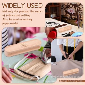 Regla de madera de haya de 30 cm para prensar tela, herramienta de bricolaje para manualidades - Product Image 2