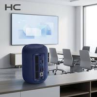 Mini PC avec haut-parleur intégré, AMD Ryzen 7 8745HS 7640HS, ordinateur de bureau pour jeux, DDR5, OCuLink, USB4, Win 11 Pro