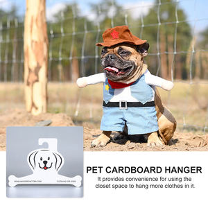 LINDON Paper <strong>Hanger</strong> Eco-Friendly Cardboard Pet Dog Cat <strong>Mini</strong> Customized Clothes <strong>Hanger</strong> for Pet Clothing - Product Image 6