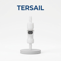Kit de raccords rapides en plastique de qualité alimentaire CPC pour bière artisanale, avec raccord cannelé 1/4'' pour tuyau, vanne d'arrêt et clapet anti-retour à levier