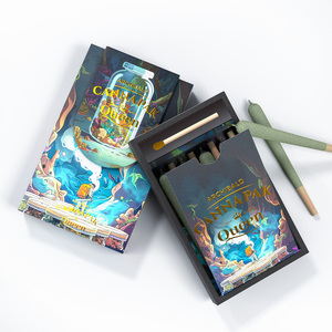 Nhà Máy Giá ngăn kéo Hộp bao bì giấy các tông trượt từ lật TOP <span class=keywords><strong>5</strong></span> gói hút trước CuộN hộp hiển thị với trận đấu - Product Image 2