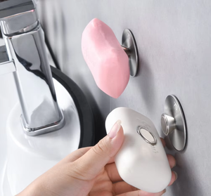 Accessori per il bagno YOTO in acciaio inox a parete portaoggetti piatto con adesivo sapone supporti per sapone magnetico - Product Image 3