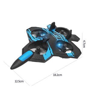 <span class=keywords><strong>Avion</strong></span> télécommandé 2.4G <span class=keywords><strong>F22</strong></span> Quadrotor, planeur en mousse pour figures de combat, vol stationnaire, 15 minutes d'autonomie, jouet RC - Product Image 6