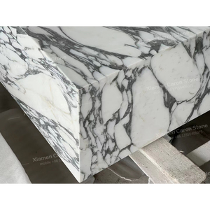 Table basse, table d'appoint, socle, table d'appoint cubique, boîte <span class=keywords><strong>de</strong></span> présentation en marbre naturel véritable - Product Image 6