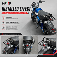 Porte-bagages arrière en fer pour moto, support de top-case, porte-charge arrière, accessoires compatibles avec Honda Monkey 125 Monkey125