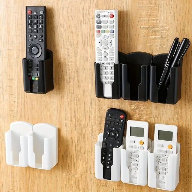 Remote Control Rack Holder Self Adhesive Media Storage Box for air Conditioner Controller