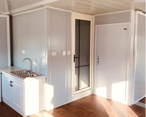 Двухкрыловой крошечный дом-капсульный дом, 2 спальни, складной контейнер, столовая, наружное стальное здание - Product Image 6