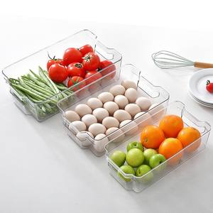 Boîtes de rangement pour réfrigérateur empilables, organisateurs de stockage alimentaire, contenants de conservation pour fruits et viande - Product Image 6