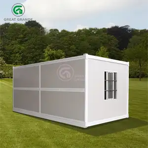 Prefabricated modular house fast assemble foldable container home prefab home with door window factory provide