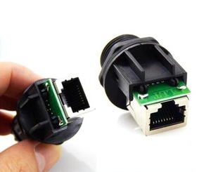 <span class=keywords><strong>Conector</strong></span> de Cable Ethernet LAN Impermeable de Alta Calidad, Acoplador <span class=keywords><strong>RJ45</strong></span> <span class=keywords><strong>CAT</strong></span> 5 <span class=keywords><strong>5E</strong></span>, Extensor - Product Image 4
