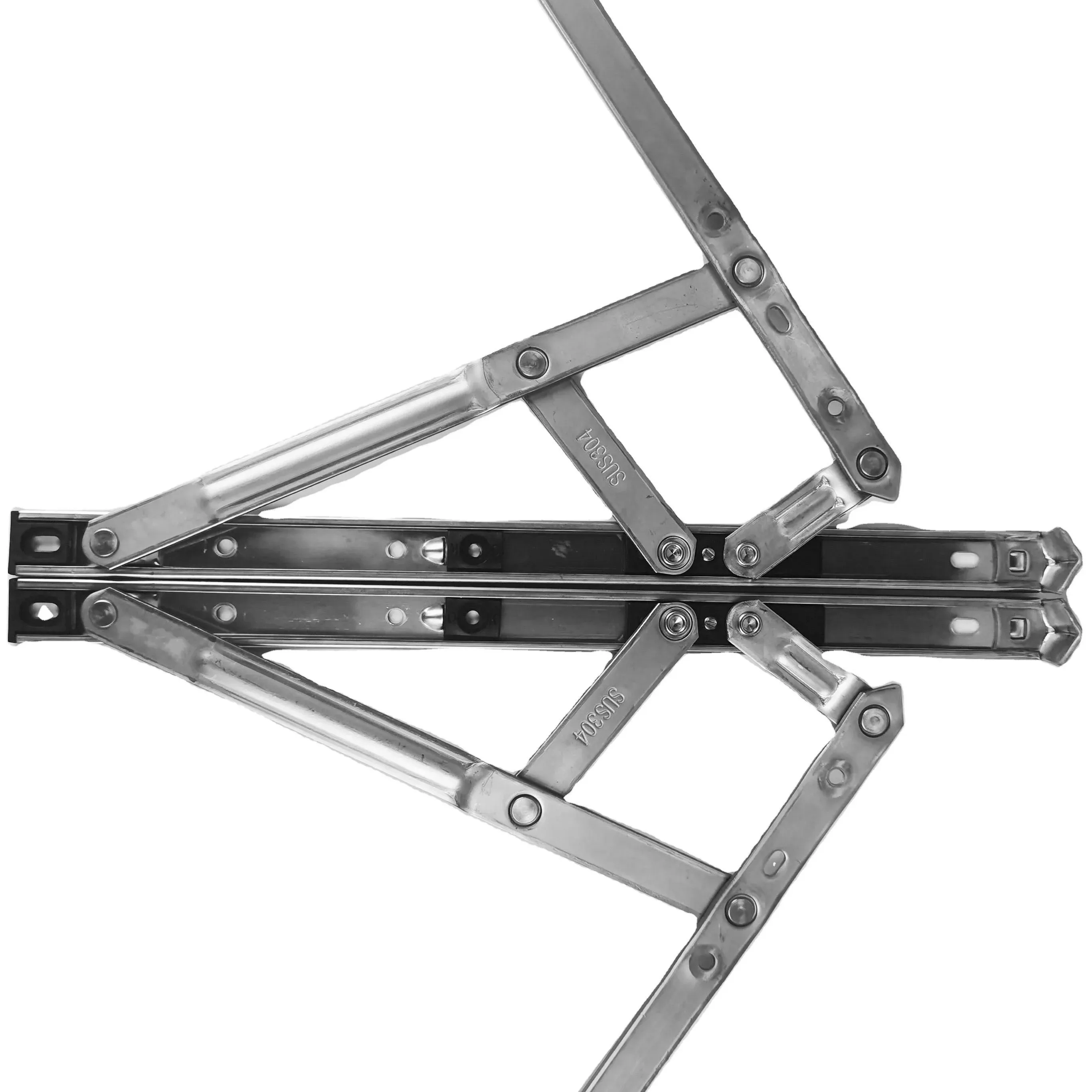 Presa di fabbrica 304 battente finestra in acciaio inox a frizione soggiorno per 12 "4 Bar cerniera per Top-hung