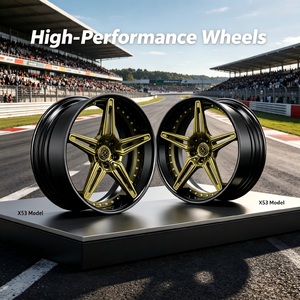 Jantes en alliage forgées <span class=keywords><strong>X53</strong></span> de 17 à 24 pouces, nouveau design concave en 2 pièces, moyeu de roue de course, garantie 5 ans, Chine, modification/amélioration - Product Image 1