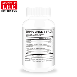 Fabricant de compléments alimentaires pour le sommeil en gros, formule avec mélatonine et L-glycine pour un sommeil réparateur, 40 capsules pour le sommeil - Product Image 6