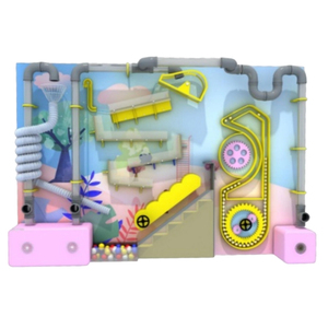 Équipement de <span class=keywords><strong>jeux</strong></span> d'intérieur commercial pour enfants |   Aire de <span class=keywords><strong>jeux</strong></span> intérieure pour enfants avec toboggan et mur de jeu à balles - Product Image 4